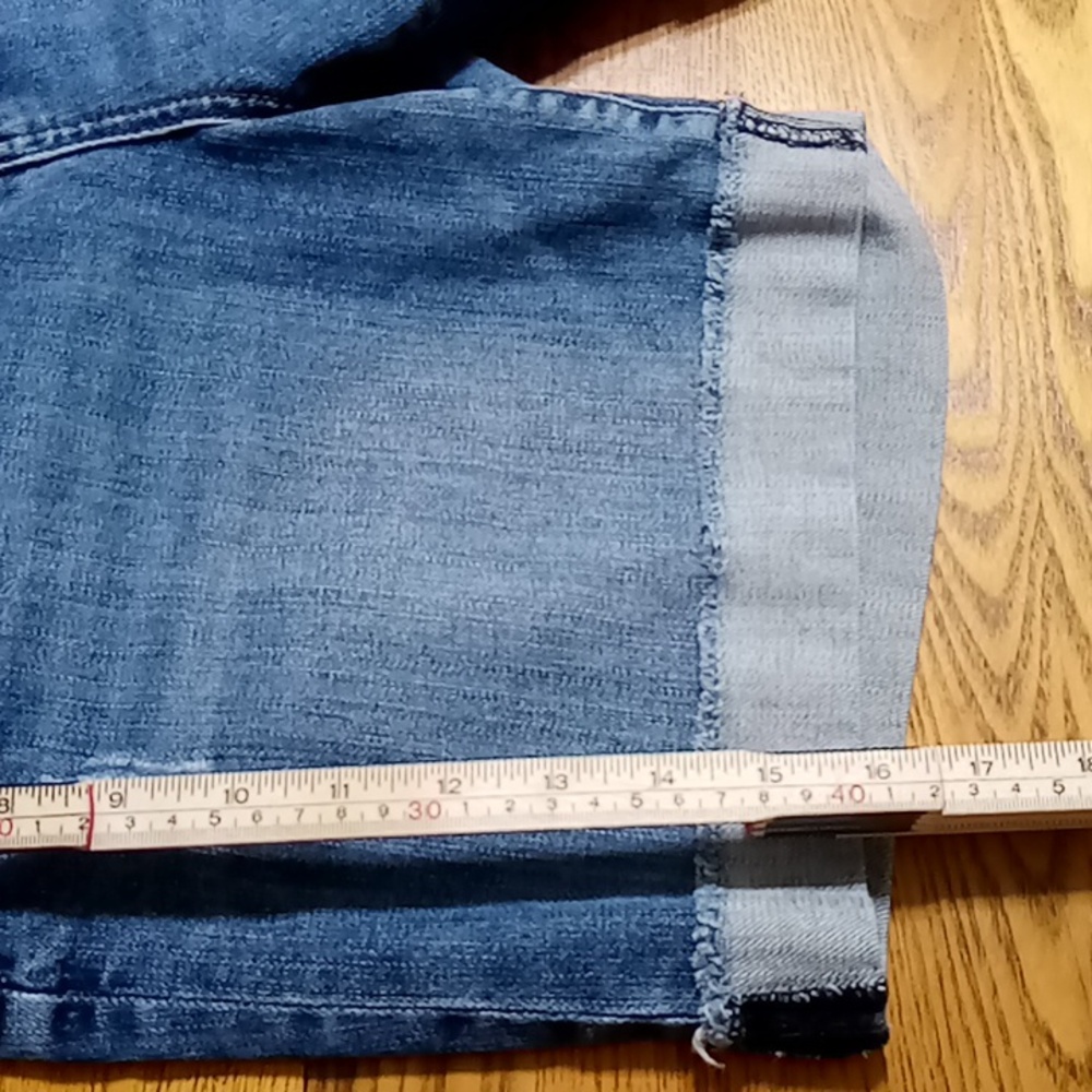 KUT FROM THE KLOTH Jeans Shorts Womens 12 BLUE BOYFRIEND DENIM Preowned Used - Picture 3 of 7